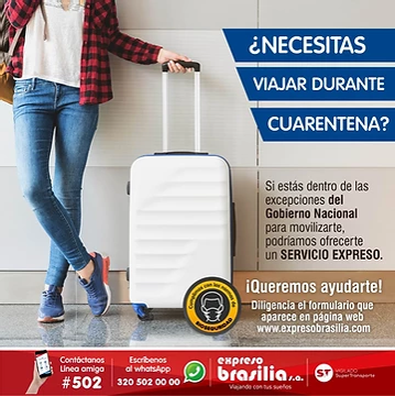 ¿Necesitas viajar en cuarentena?