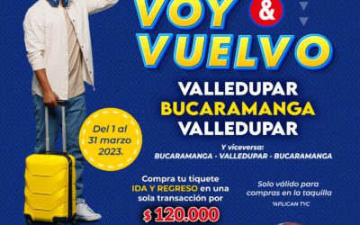 PROMO VOY Y VUELO VALLEDUPAR – BUCARAMANGA